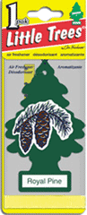 Car Air Freshener Little Trees Royal Pine (24 Pieces Per Bag)
