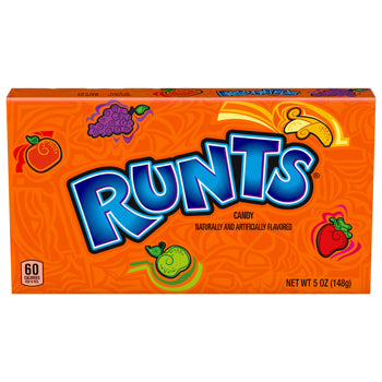 Runts Candy Theater Movie Box 5 oz Each Box Quantity 12 Box Per Case Sweet Browse at UsaCandyWholesale.Com