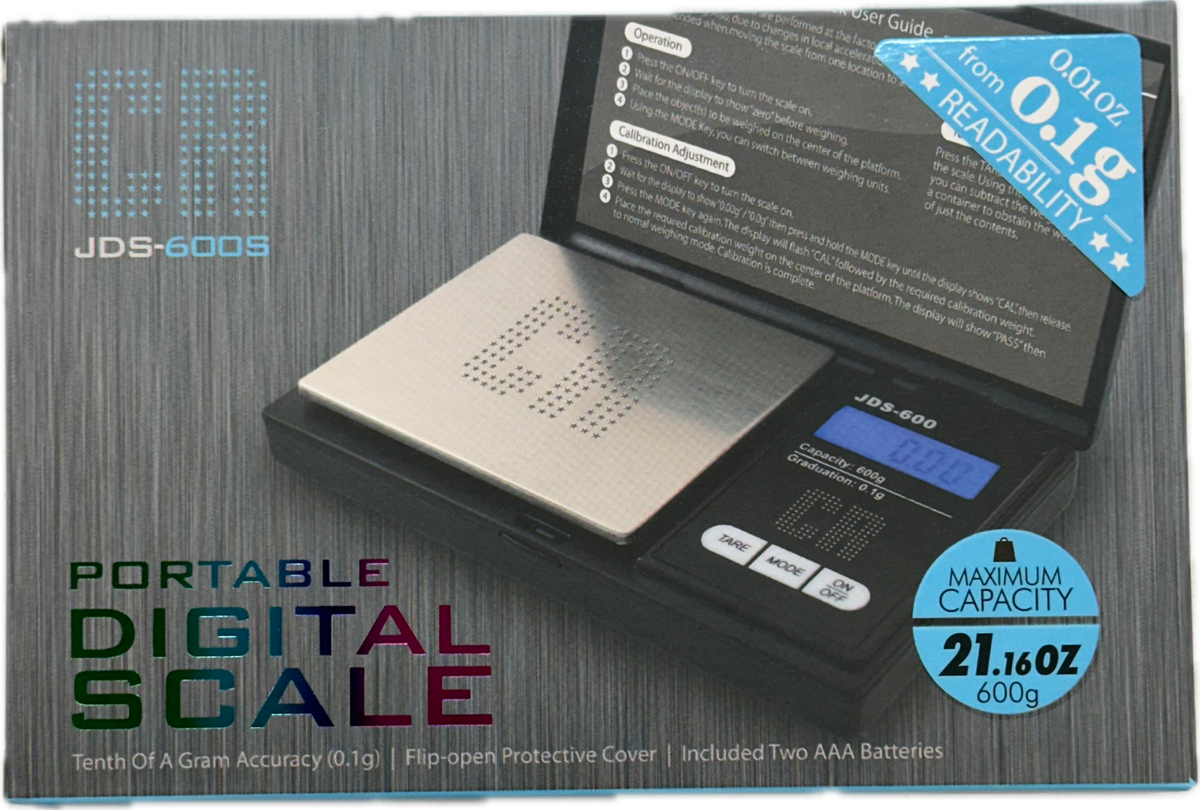Scale Digital Portable JDS-600 S For Jewelry 21.16 oz, 600 g (1 Piece)
