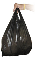 Shopping Bag Reusable Black Color Printed on the Bag 'THANK YOU' Quantity 300 Bags Per Case Happy Browse at UsaCandyWholesale.Com