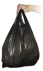 Shopping Bag Reusable Black Color Printed on the Bag 'THANK YOU' Quantity 300 Bags Per Case Happy Browse at UsaCandyWholesale.Com