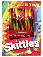 Skittles Original Candy Cane 5.3 oz (12 Pieces Per Pack)