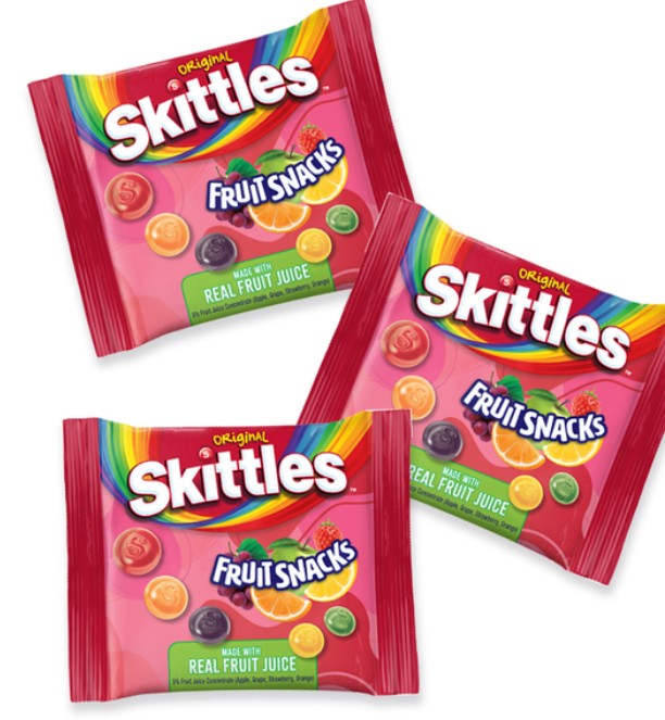 Skittles Original Fruit Snacks 33.6 oz Quantity 42 Pouches Per Box Sweet Browse at UsaCandyWholesale.Com
