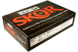 Skor Delicious Milk Chocolate & Crisp Butter Toffee Each Bar 1.4 oz Quantity 18 Bars Per Box Sweet Browse at UsaCandyWholesale.Com