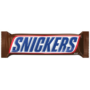 Snickers Candy Bar Nuts Covered With Chocolate 1.86 oz Each Bar Quantity 48 Bars Per Box Sweet Browse at UsaCandyWholesale.Com