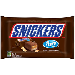 Snickers Fun Size 10.59 oz Per Bag Quantity 10.59 oz Per Bag Sweet Browse at UsaCandyWholesale.Com