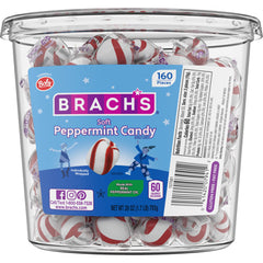 Soft Mint Ball Peppermint Candy Bulk Wrapped Candy By Brachs Quantity 160 Pieces Per JarSweet Browse at UsaCandyWholesale.Com