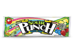 Sour Punch Straws Rainbow  Flavor (24 Packs) at UsaCandyWholesale.Com