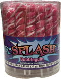 Splash Swirl Lollipops Hot Pink Color Quantity 30 Pieces Per Jar Sweet Browse at UsaCandyWholesale.Com