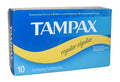 Tampax Regular Quantity 10 Pieces Per Pack Happy Browse at UsaCandyWholesale.Com