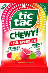 Tic Tac Chewy Sweet Adventure Peg Bag 2.8 oz Each Bag Quantity 3 Bags Sweet Browse at UsaCandyWholesale.Com