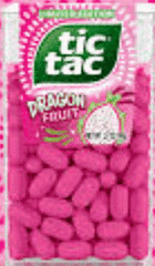 Tic Tac Mints Dragon Fruit 1.7 oz Each Unit Quantity 12 Units Per Box Sweet Browse at UsaCandyWholesale.Com