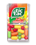 Tic Tac Mints Fruit Adventure Big Pack Each Unit 1.7 oz Quantity 12 Units Per Box Sweet Browse at UsaCandyWholesale.Com