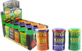 Toxic Waste Multi Color Drum Sour Candy 1.7 oz Each Piece Quantity 12 Pieces Per Box Sweet Browse at UsaCandyWholesale.Com