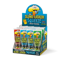 Toxic Waste Slime Licker Sour Squeeze Candy 2.47oz Each Piece Quantity 12 Pieces Per Box
 Sweet Browse at UsaCandyWholesale.Com