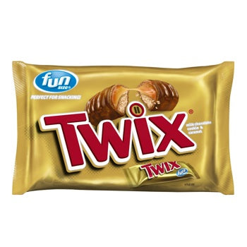 Twix Caramel Candy Fun Size 10.83 oz Quantity 10.83 oz Per Bag Sweet Browse at UsaCandyWholesale.Com
