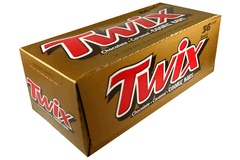 Twix Cookie Bars Covered With Caramel & Milk Chocolate 1..79 oz Each Bar Quantity 36 Bars Per Box Sweet Browse at UsaCandyWholesale.Com