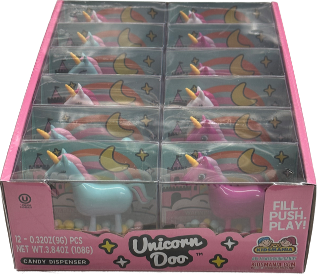 Unicorn Doo Kidsmania Candy With Toy Quantity 12 Pieces Per Box Sweet Browse at UsaCandyWholesale.Com