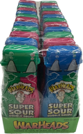 Warheads Super Sour Double Drops 1 oz Each Bottle Quantity 12 Pieces Per Box Sweet Browse at UsaCandyWholesale.Com