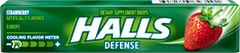 Halls Defense Strawberry (Box of 20 Packs) Buy It at www.UsaCandyWholesale.Com