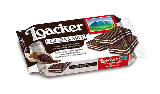 loacker Wafer Cookies Coconut & Milk (12 Pks) at UsaCandyWholesale.Com