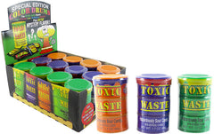 Toxic Waste Multi Colors Drum Sour Candy 1.7 oz (Box of 12 Pieces)