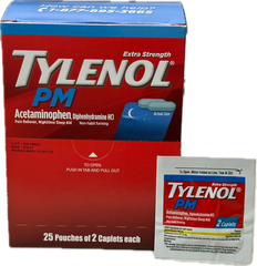 Tylenol PM Extra Strength (Box of 25 Pouches) Buy It at www.UsaCandyWholesale.Com